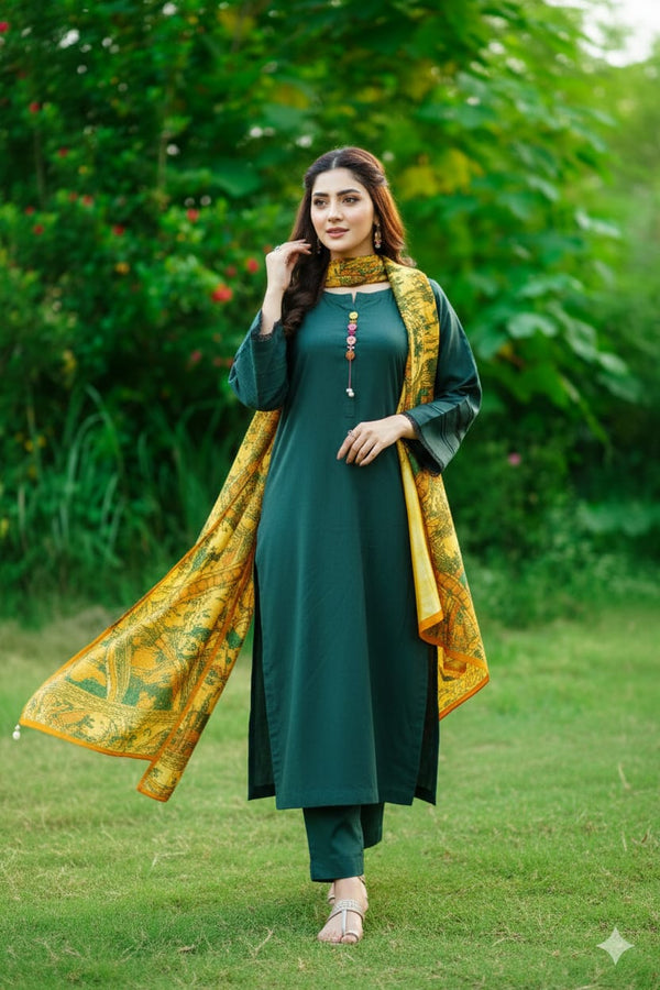 Elegant Green Marina Dress